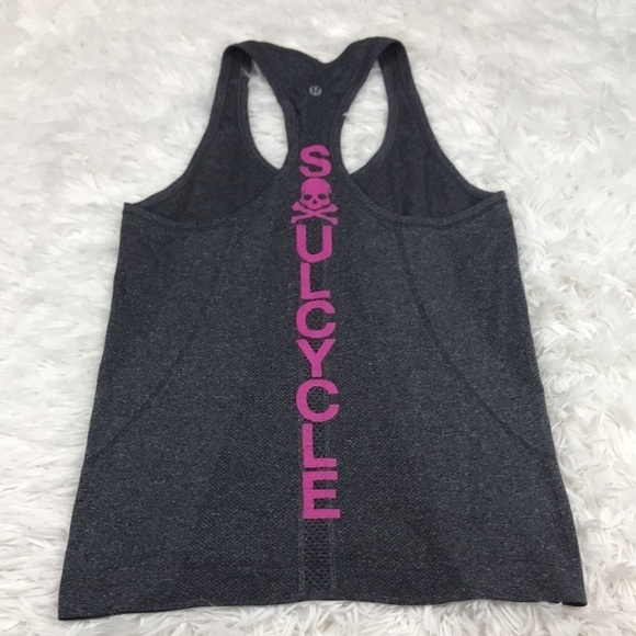 Lululemon x Soul cycle Swiftly Heathered Grey Tank - Picture 6 of 6